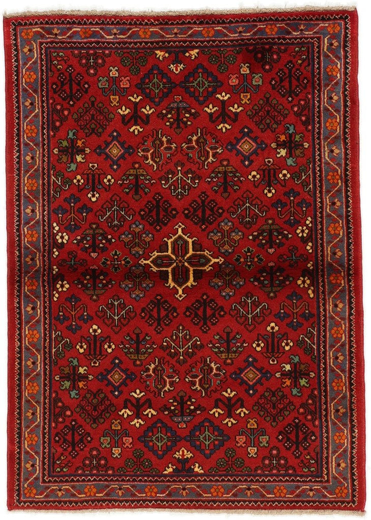 Shiraz Tappeto 110 x 150 (Iran) Annodato A Mano
