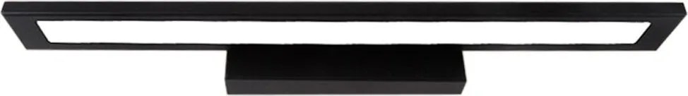 LAMPADA DA MURO DA BAGNO LED SOPRA SPECCHIO 60CM APP840-1W FLAT BLACK