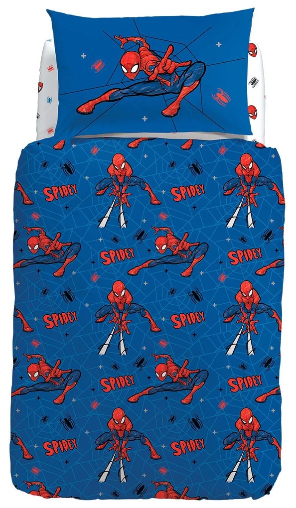 Copripiumino  Spider man Spidey   in Cotone Marvel