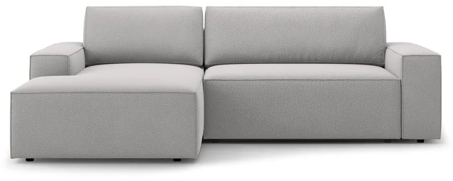 Divano letto angolare grigio chiaro (angolo sinistro) Jodie - Micadoni Home