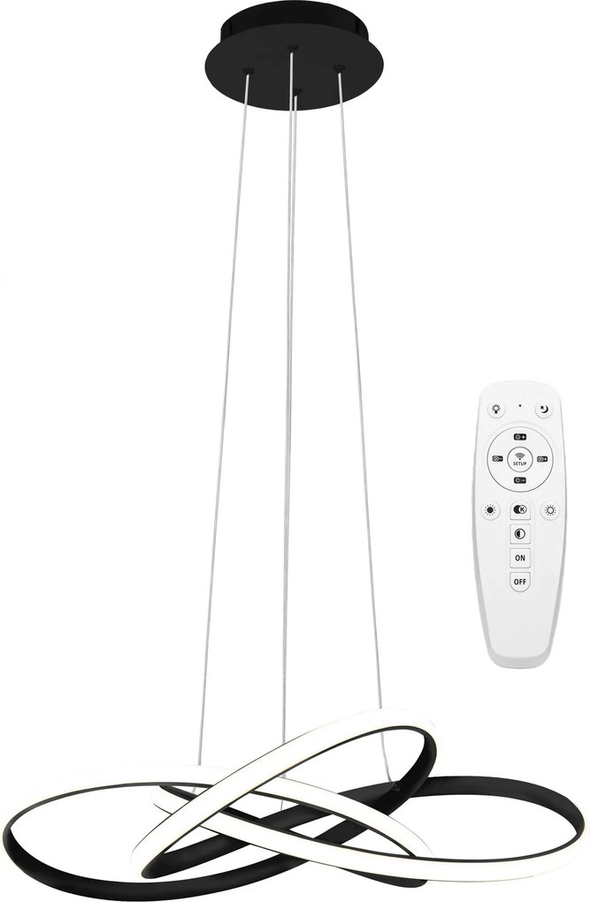 Lampada LED APP814-CP Node Black