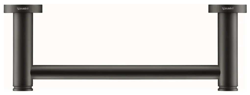 Duravit 99144600 - Maniglia per vasca D-CODE 28,4 cm nero opaco