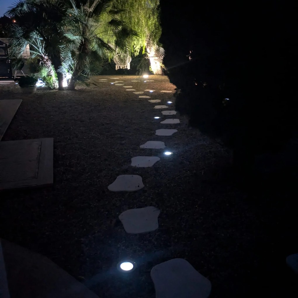 5 Pezzi - Segnapasso Solare da Incasso INTERRIOR