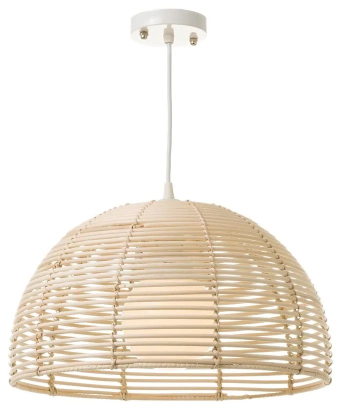 Lampada da soffitto in colore naturale con paralume in rattan ø 38 cm Natural Way - Casa Selección