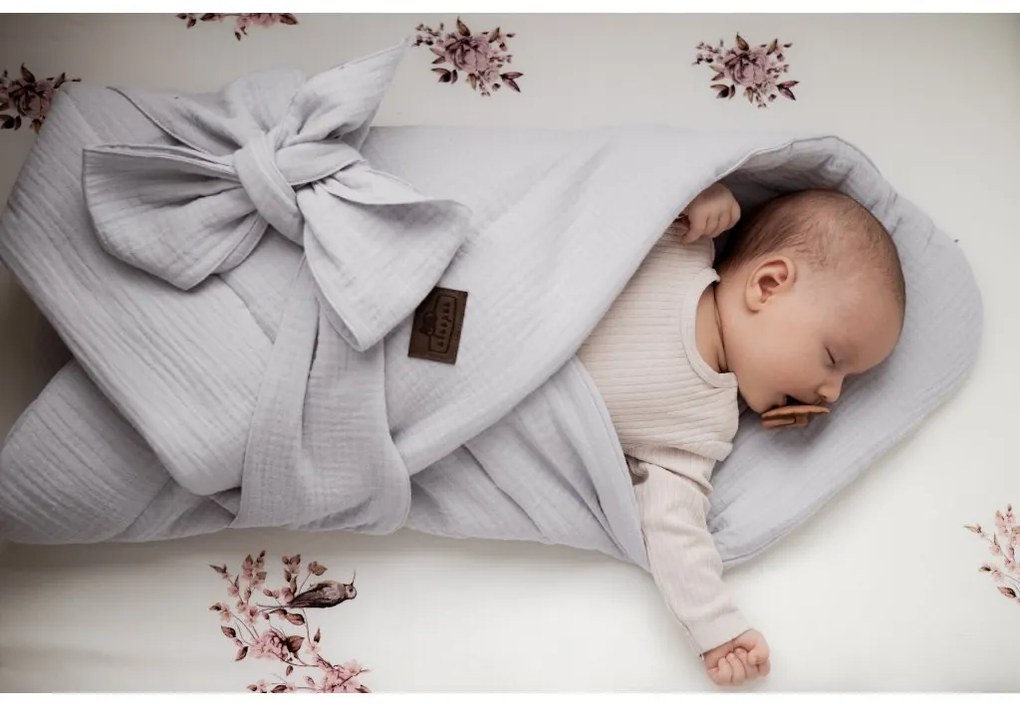 Coperta Avvolgente in mussola Sleepee Rose