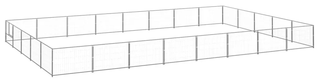 Gabbia Per Cani Argento 40 M² İn Acciaio /