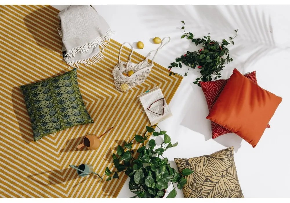 Plaid grigio chiaro con contenuto di cotone , 140 x 180 cm Skyline - Euromant