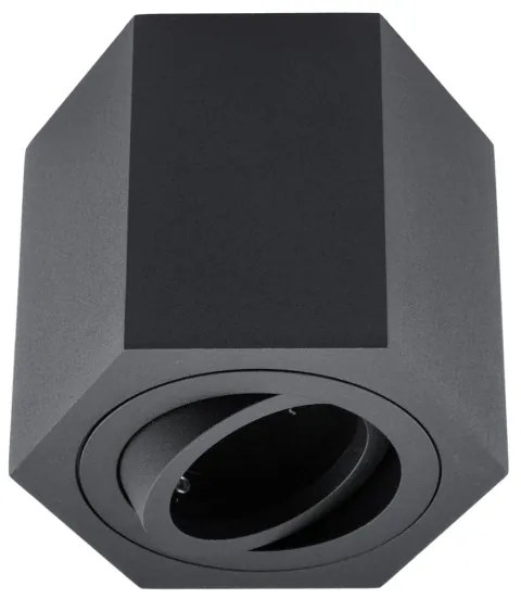 Plafoniera ARENO 1xGU10/30W/230V nera