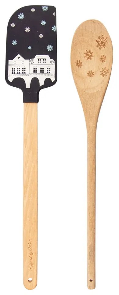Set di utensili da cucina in legno 2 pz – Orion
