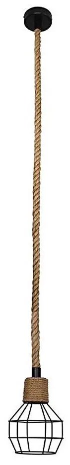 Lampadario a sospensione con filo 1xE27/60W/230V diametro 15 cm