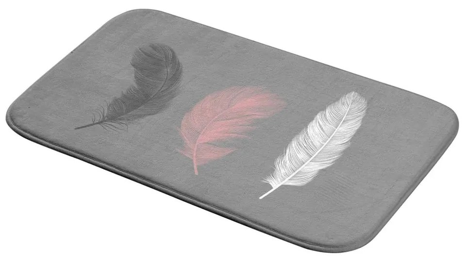 Tappetino da bagno grigio 45x75 cm Penelope - douceur d'intérieur