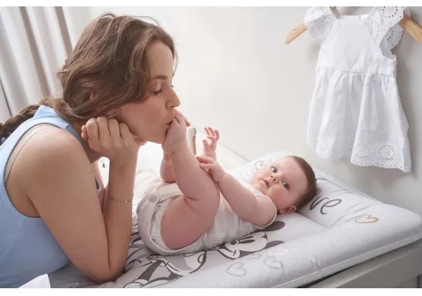 CebaBaby - Fasciatoio triangolare DISNEY Disney 50x70 cm grigio