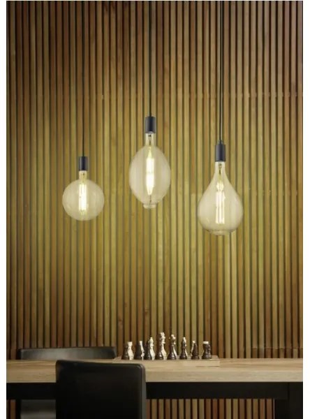 Trio - Lampadario LED Dimmerabile su corda GINSTER 3xE27/8W/230V