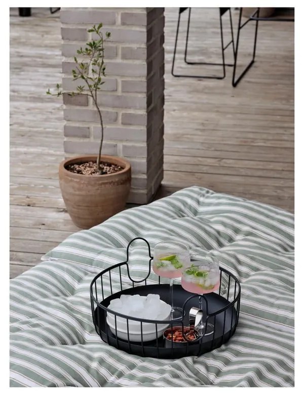 Cestino in metallo ø 38x18 cm Inu - Zone