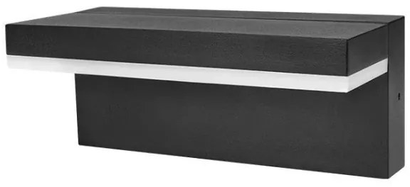 Lampada da parete LED per esterni LED/9W/230V 4000K IP44 nera