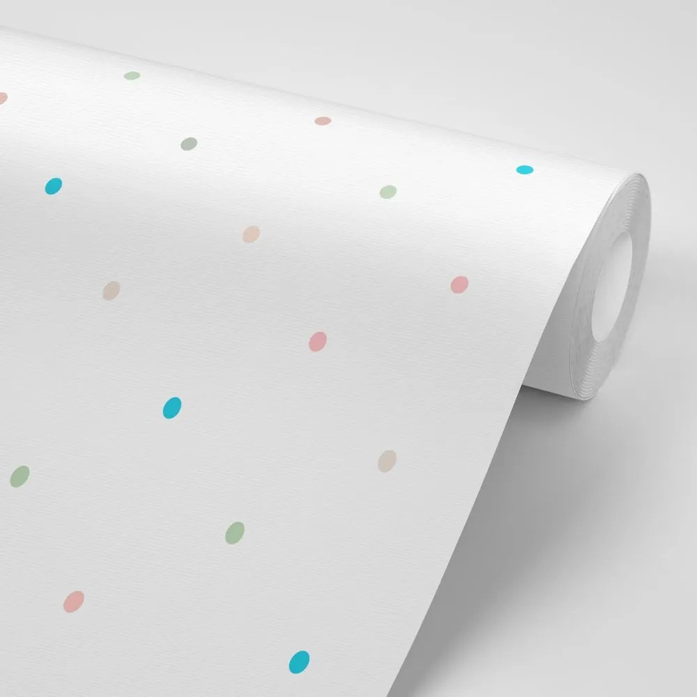 Carta da parati – Piccoli punti colorati