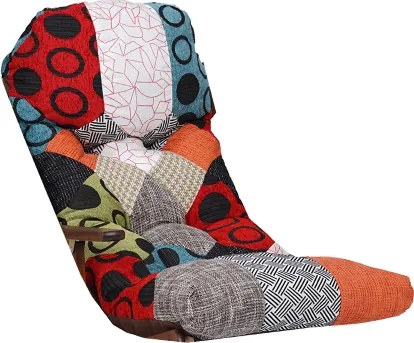 Cuscino imbottito per poltrona sdraio in policotone lusso Patchwork