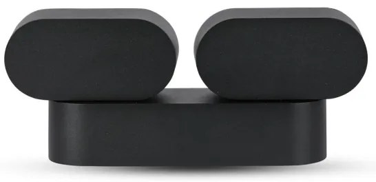 Applique da esterno a LED flessibile 2xLED/12W/230V IP65 nero