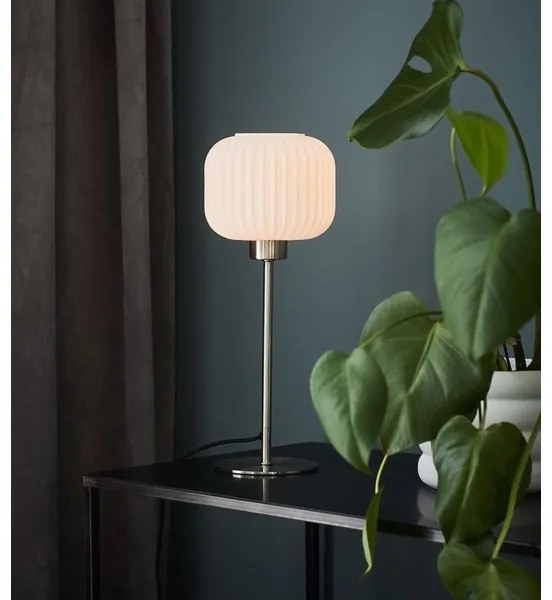Markslöjd 108121 - Lampada da tavolo SOBER 1xE27/60W/230V cromo opaco
