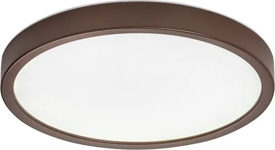Rabalux 75080 - Plafoniera LED da bagno MAUREC 18W/230V diam. 29 cm IP44 marrone