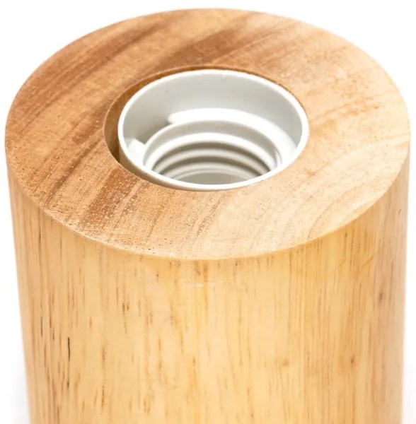 Aigostar - Lampada da tavolo 1xE27/60W/230V albero di caucciù