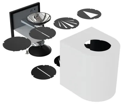 Nordlux - Applique LED da esterno CANTO 2xLED/5,5W/230V IP44 grigio