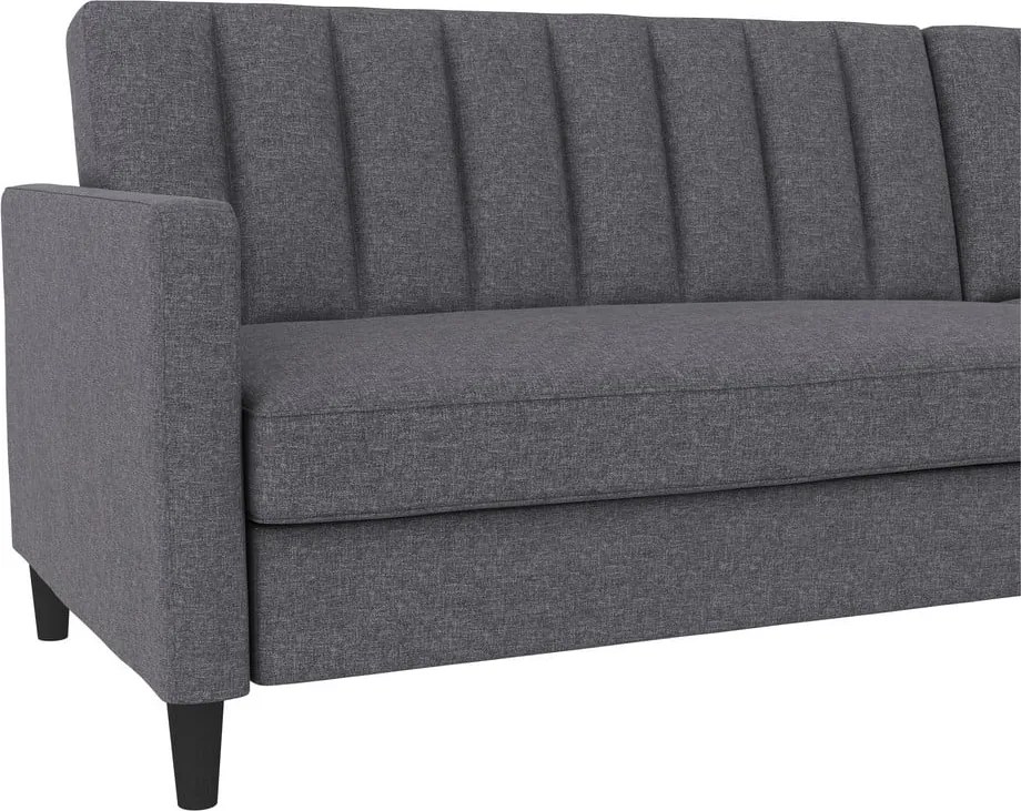 Divano letto grigio angolare Celine - Støraa