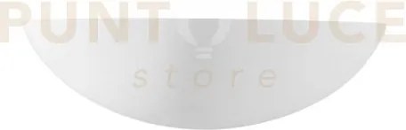 Applique a parete moritz bianca 1 luce attacco e27 31x9,5x12,5cm in...