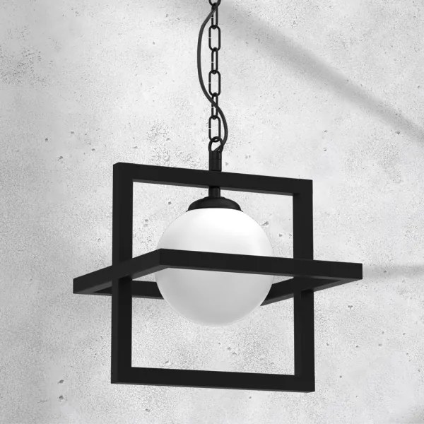 Lampadario a catena DIEGO 1xE14/40W/230V nero