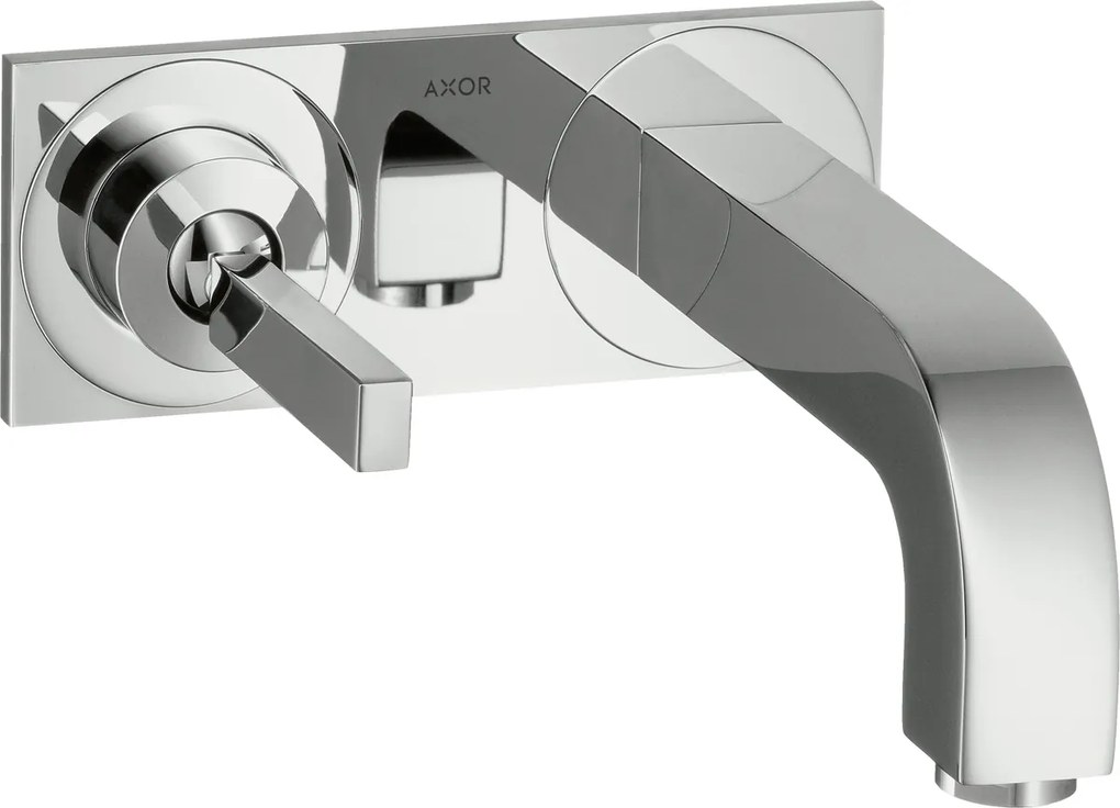 Miscelatore monocomando lavabo a muro con bocca 16 cm senza parte incasso Cromo AXOR Citterio 39112000