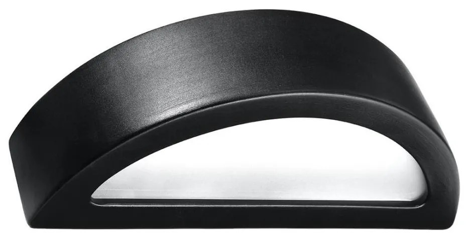 Applique ATENA 1xE27/60W/230V nera