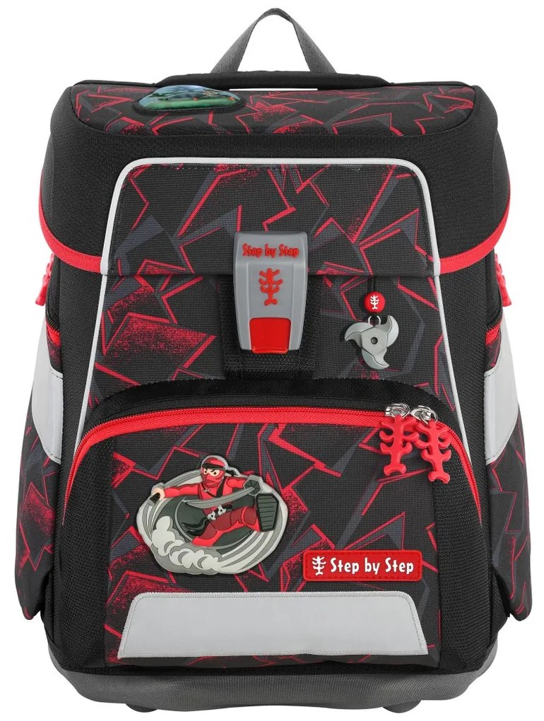 Zaino scuola SPACE - set da 5 pezzi, Step by Step Ninja Yuma