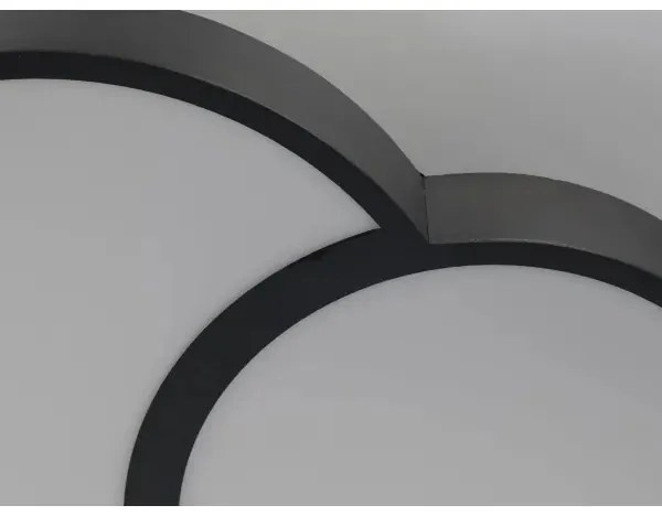 Plafoniera LED dimmerabile LED/60W/230V 3000-6500K nero +remote telecomando