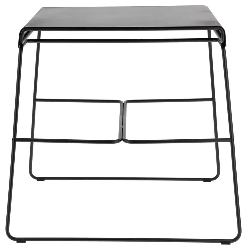 Tavolo da pranzo in metallo nero 58x75 cm A-Café - Zone