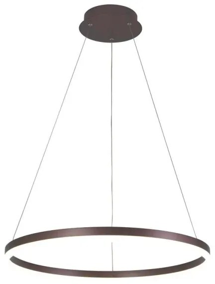 Brilagi - Lampadario LED dimmerabile a sospensione con cavo CIRCLE LED/42W/230V 3000-6500K marrone + telecomando