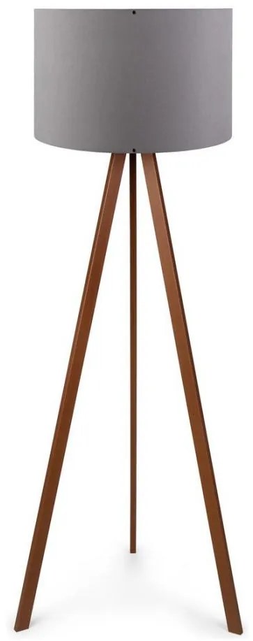 Lampada da terra AYD 1xE27/60W/230V grigio/marrone
