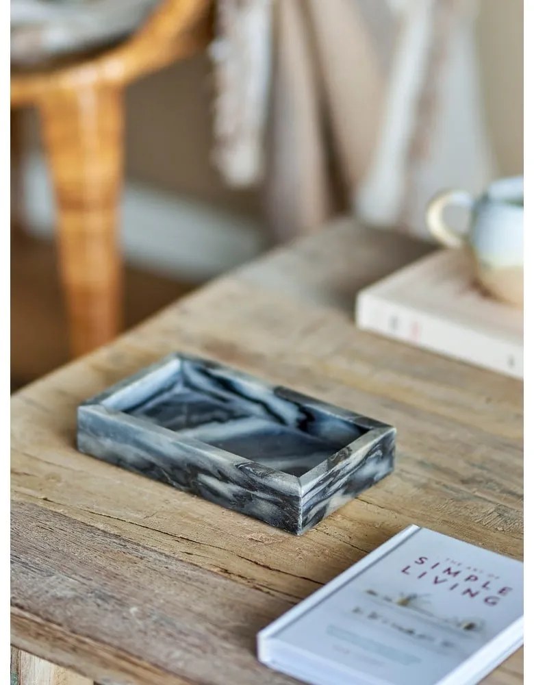 Vassoio decorativo in marmo 10x17,5 cm Feliza - Bloomingville