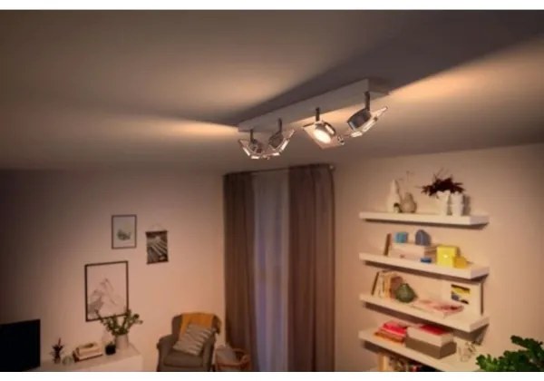 Philips 50484/17/PO - Faretto a LED GOLYGON 4xLED/4,5W/230V