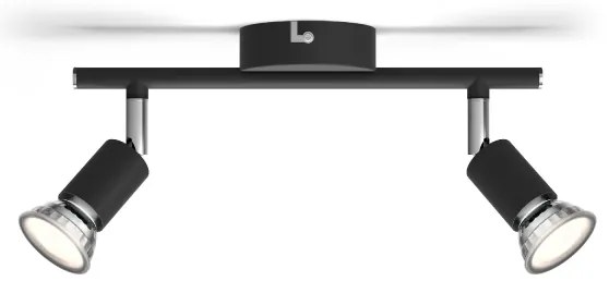 Philips - Faretto LIMBALI 2xGU10/50W/230V nero