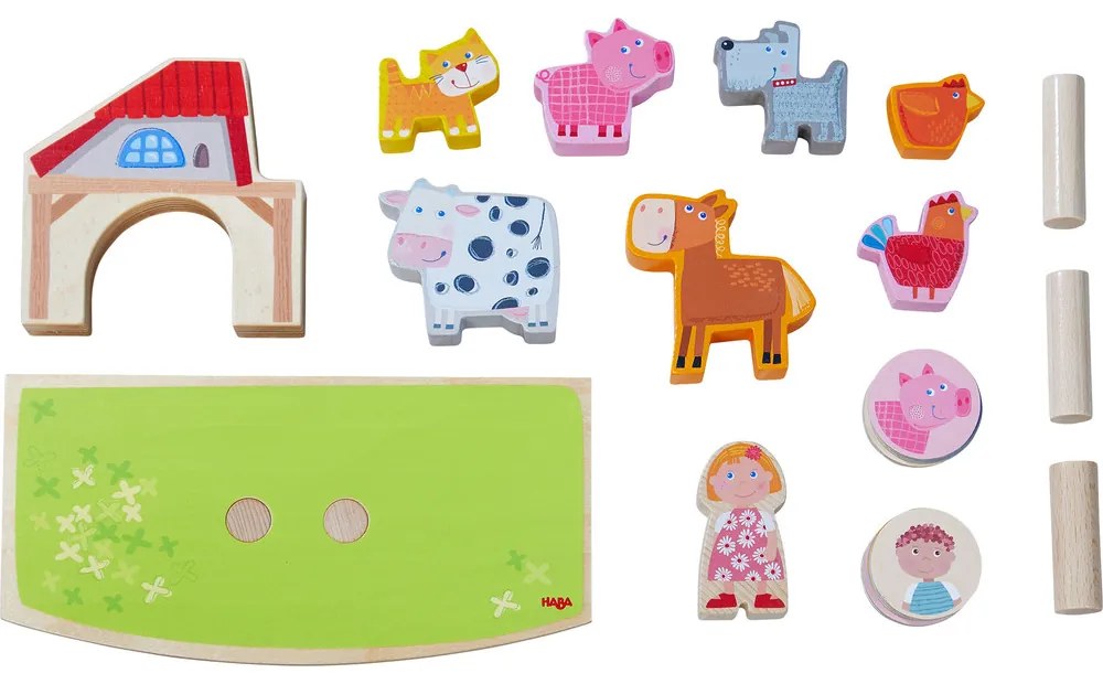 Gioco da impilare - Animali in equilibrio - 23 pezzi