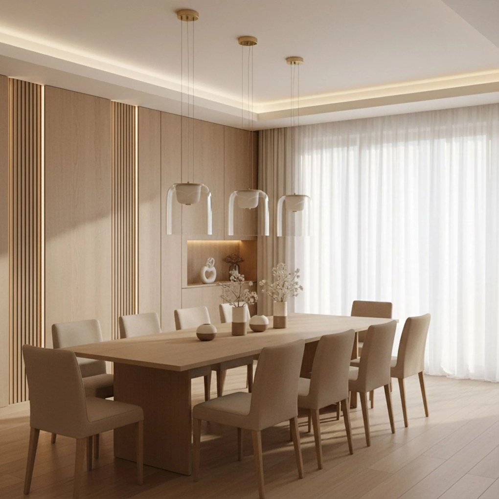 Lampada a sospensione LED APP1689-1PC A Gold