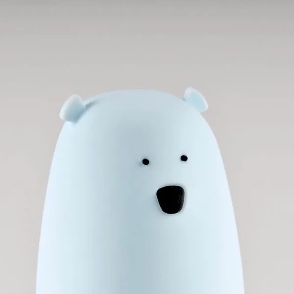 LED RGB Lampada touch per bambini BEAR LED/0,8W/5V blu