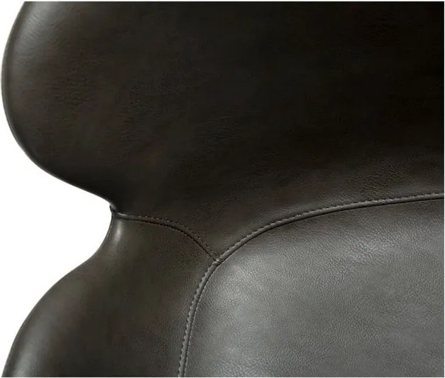 Sedia da pranzo grigia in imbottito con braccioli Gaia – DAN-FORM Denmark