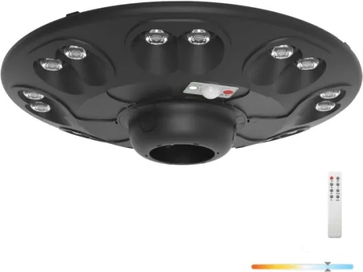 Lampione solare a LED con sensore LUVIA LED/15W/3,2V 6500K IP54 5400 mAh+telecomando