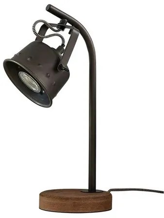 Rubinjo Lampada da Tavolo Wood/Black - Lindby