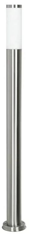 Lampione da giardino, Tokyo H 110 cm, argento, IP44 INTEC