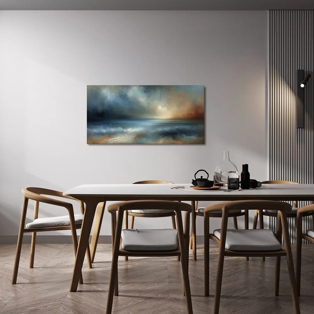 Quadro su tela – Mare calmo in astrazione