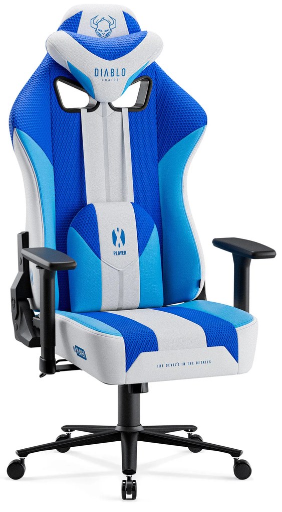 Sedia Da Gaming Diablo X-Player 2.0 In Materiale Normal Size: Frost White