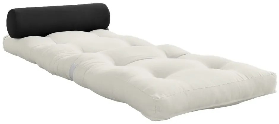 Materasso futon bianco e grigio 70x200 cm Wrap Natural/Dark Grey - Karup Design