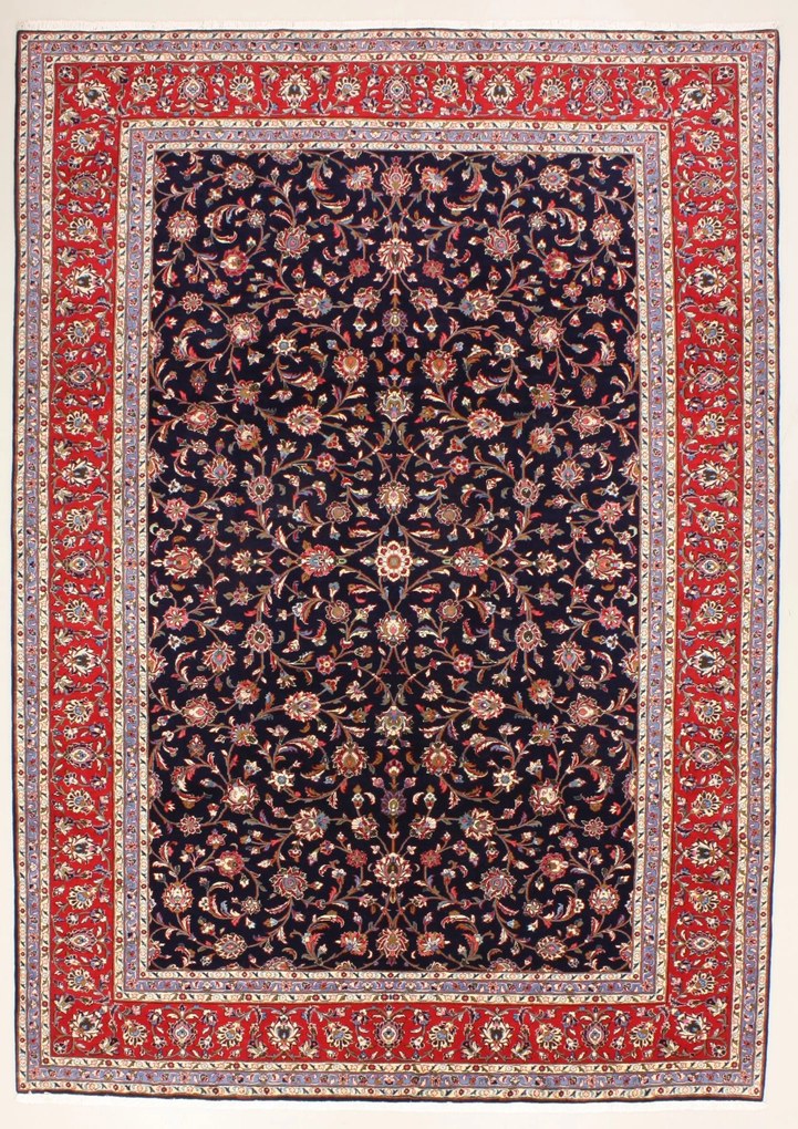 Kashan Tappeto 340x240 (Iran) Annodato A Mano
